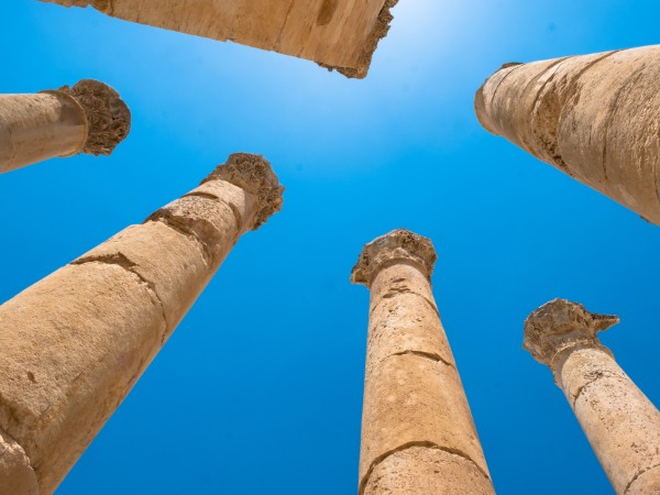 Perdersi tra le rovine antiche di Jerash