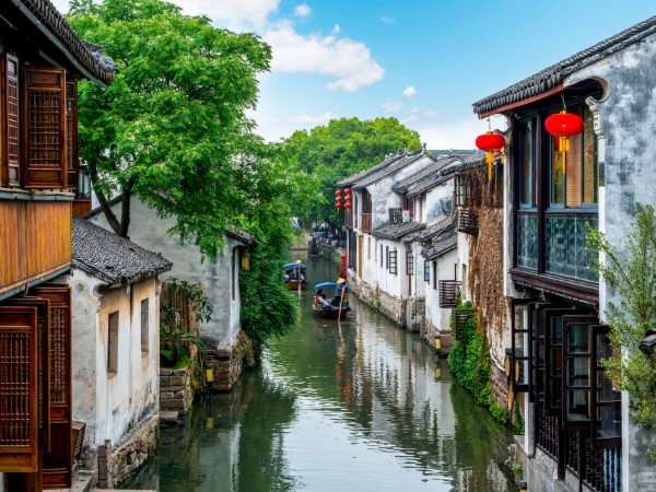 Rallentare tra i vicoli di Suzhou