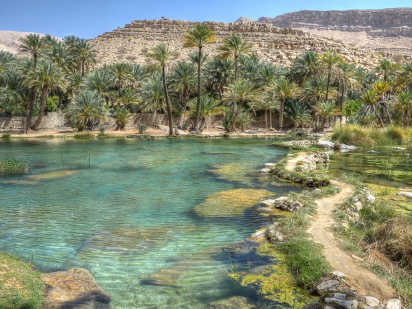 Tuffarsi nelle acque cristalline del Wadi Bani Khalid