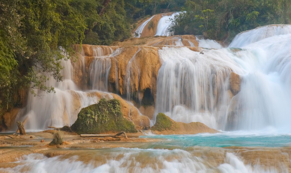 Le Cascate di Agua Azul, nei dintorni di Palenque