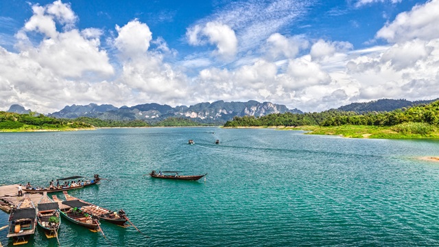 Cheow Lan Lake barche | Viaggio Thailandia