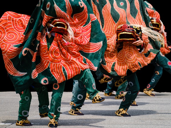 Lion Dance durante il festival di primavera, Takayama | Giappone Viaggio