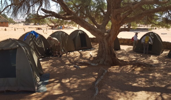 Piazzola tende in Namibia | Tour Namibia