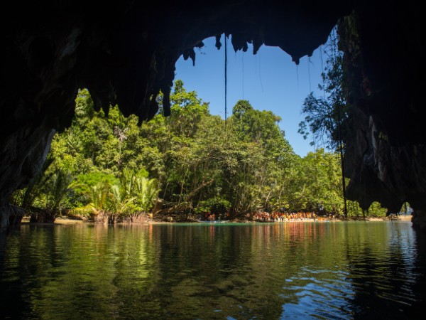 Partecipare a un tour del fiume sotterraneo a Puerto Princesa